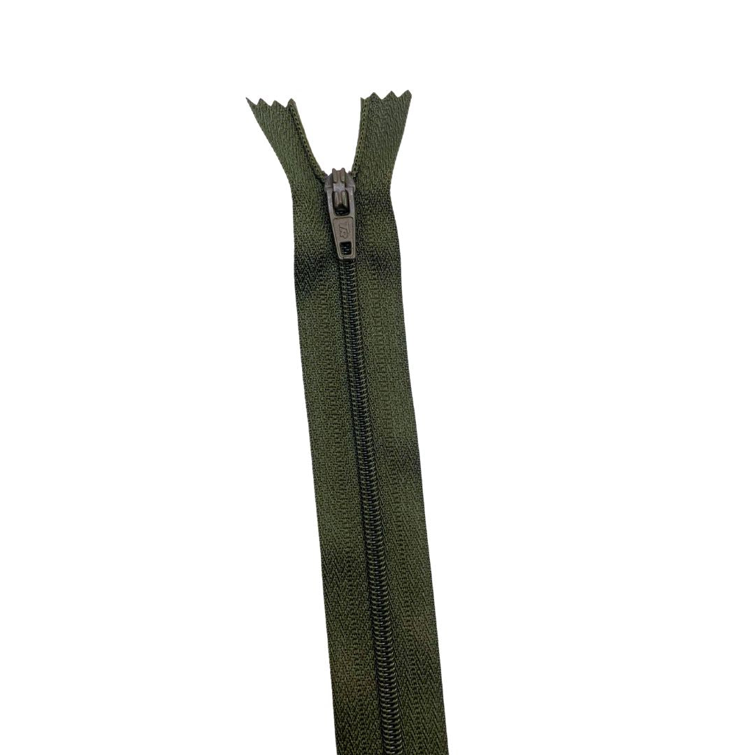 Nylon Zip Army Green