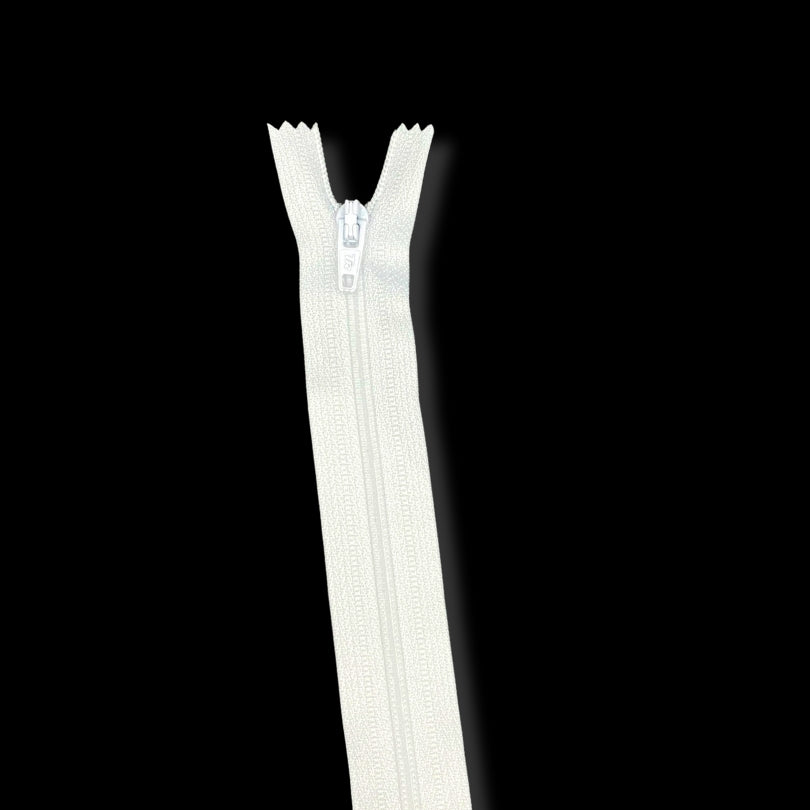 Nylon Zip Bright White