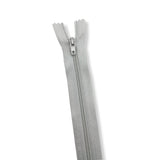 Nylon Zip Pale Grey