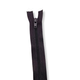 Nylon Zip Very Dark Brown