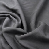 Oliver Viscose Twill Grey Plain Fine Lightweight Dress Woven Fabric