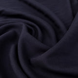 Oliver Viscose Twill Navy Plain Fine Lightweight Dress Woven Fabric