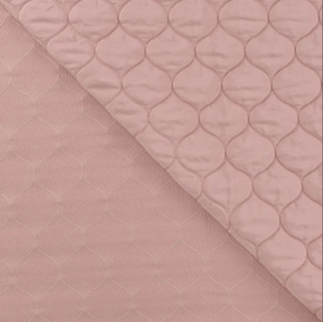 Onion Quilt Coating Fabric Quilted Coco Stretch Pink
