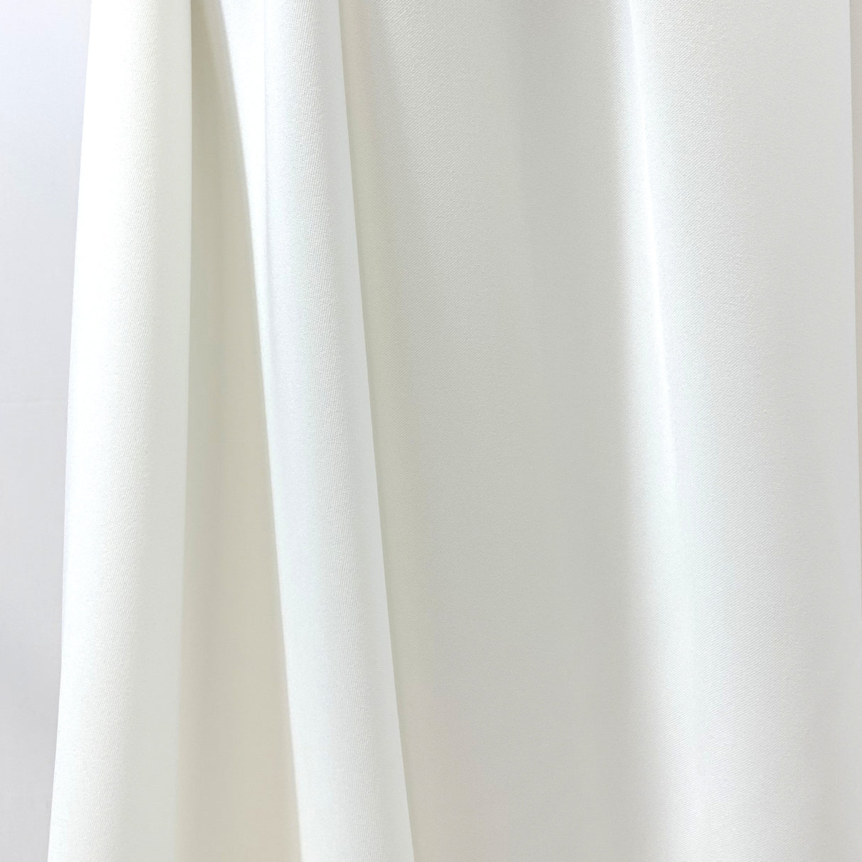 Opulence White Fluid Bridal Satin Dress Fabric Drape Close Up Fabric Photo
