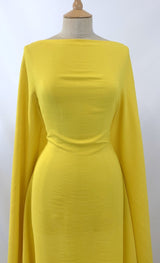 Orbit Yellow Crepe Dress