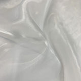 Organza White Fabric Fold