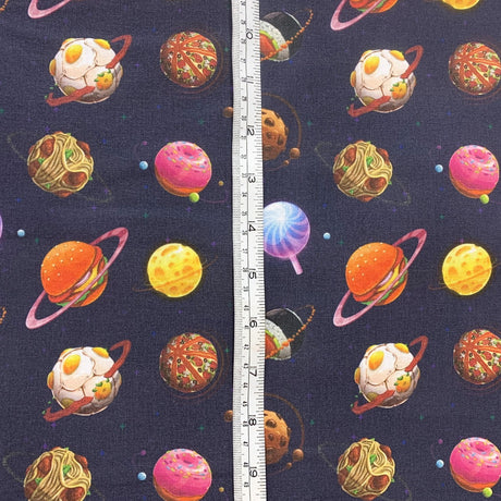 Out Of Space Craft Cotton Psace Navy Craft Fabric S