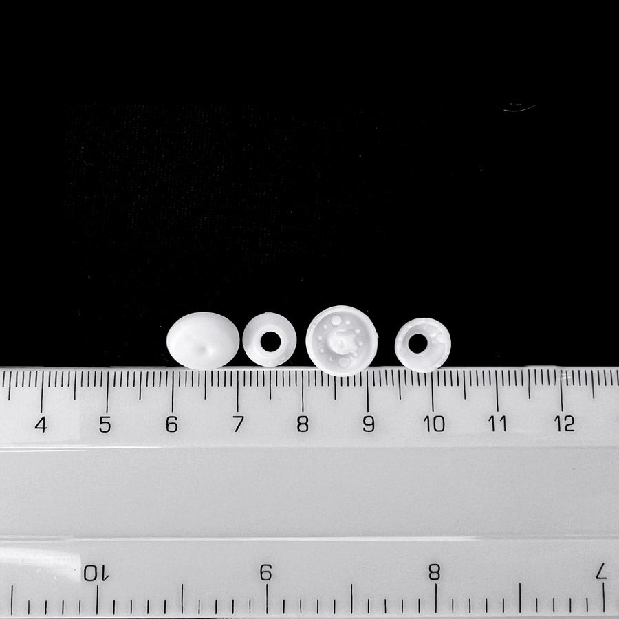 Pack Of 6 Small Self Cover Buttons 11mm Size