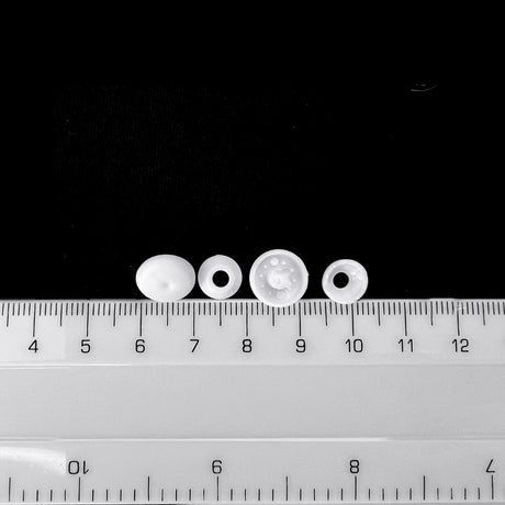 Pack Of 6 Small Self Cover Buttons 11mm Size