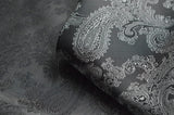 Paisley Lining Grey Silver Cu