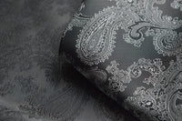 Paisley Changeant Lining - Grey