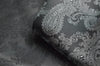 Paisley Changeant Lining - Grey