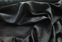 Paisley Changeant Lining - Black