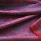 Paisley Changeant Lining Red Purple