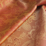 Paisley Changeant Lining Rust