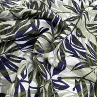 Palms Navy Linen
