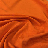 Pansie Orange Cotton Floral Woven Dress Fabric