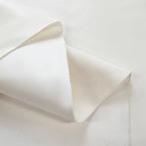 Pearl Pizzazz Ivory Pleather Satin Polyester Fabric Fold