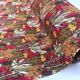 Pima Cotton Lawn Joshua Tree Red Orange Cactus Plants Cotton Lawn Dress Fabric Thumbnail Fabric Photo