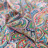 Pima Cotton Lawn Paisley In Day Cotton Lawn Dress Craft Fabric Close Up Fabric Photo