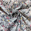 Pima Cotton Lawn - The Garden Of Shakespeare - Pink & Grey