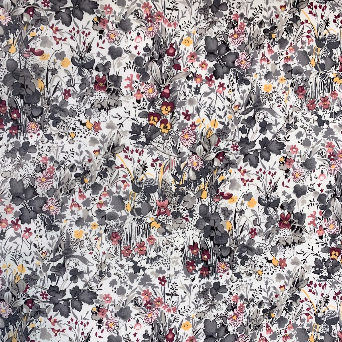 Pima Cotton Lawn The Garden Of Shakespeare Pink Grey S