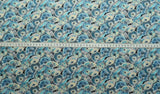 Pima Cotton Wagasa Blue Dress Fabric S