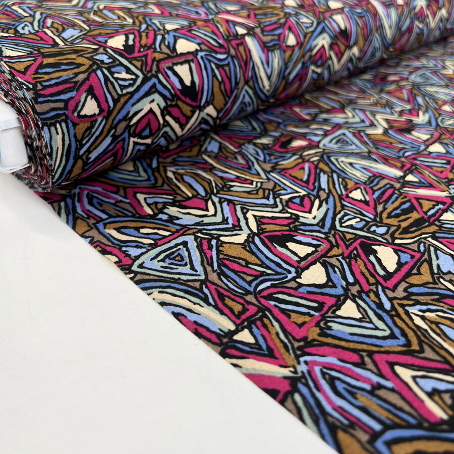 Pima Cotton Lawn Artful Abstract Pink Brown Print Dress Fabric Roll Db62458A Dd84 4Bf2 Bc16 4B151018A6Ff