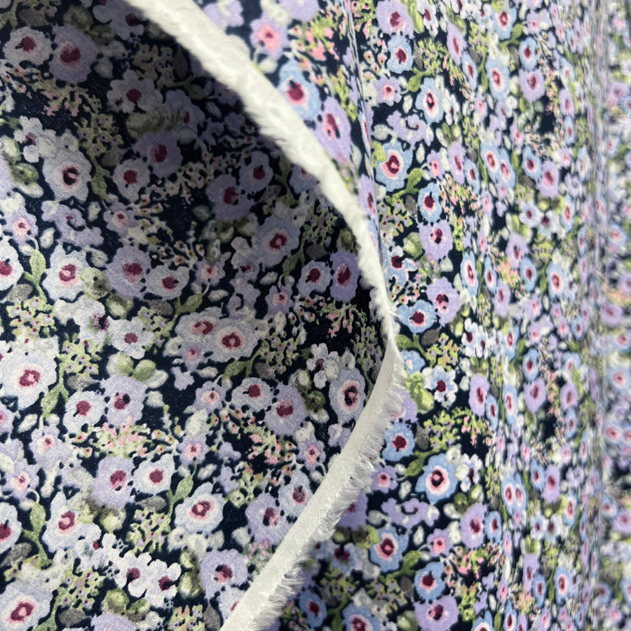 Pima Cotton Lawn Calmer Violet Purple Floral Dressmaking Fabric Drape 734E4641 4E72 4E7C Ba66 C982E2B311Bf