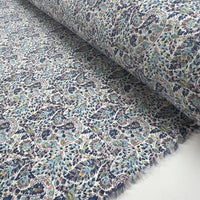 Pima Cotton Lawn - Lana Blue - Paisley