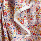 Pima Cotton Lawn Millions Multi Coloured Floral Dress Fabric Hang