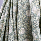 Pima Cotton Lawn Morris  Sage Green Floral Dress Fabric