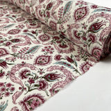 Pima Cotton Lawn Raj Pink Woven Paisley Floral White Dress Fabric Roll C7E1Bba0 85Ec 48F0 A4C5 3Fe12272Fba3