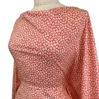 Pima Cotton Lawn - Red Leaf
