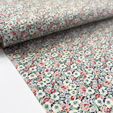 Pima Cotton Lawn Tiny Posy Cream Pink Floral Dress Fabric Bolt