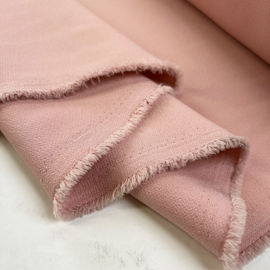 Pink Lady Polyester Crepe Stretch Woven Suiting Fabric Fold