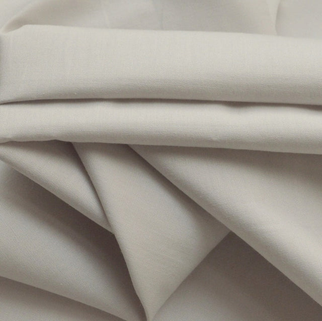 Plain Dyed Cotton Poplin Palest Grey Pale Grey Plain Cotton Poplin Fabric