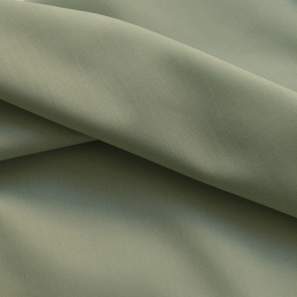 Plain Poly Cotton Sage Sage Green Plain Poly Cotton Fabric Cud