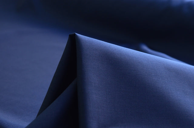 Plain Polycotton Airforce Blue Cu