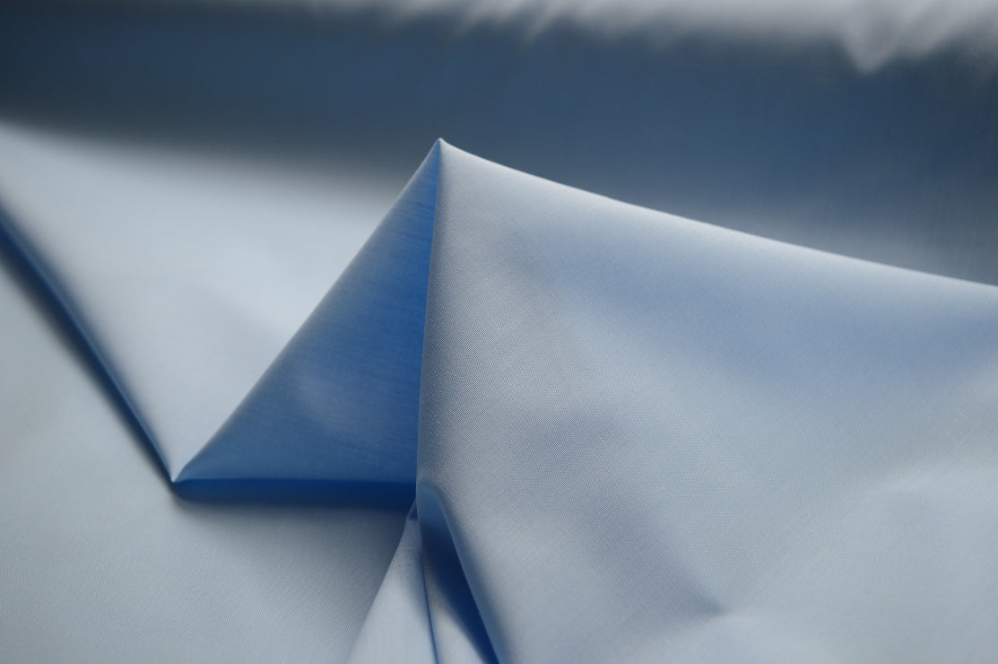 Plain Polycotton Pale Blue Cu