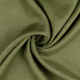 Plain 100 Percent Linen 150Gsm Dress Fabric Khaki Twist