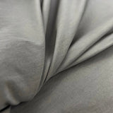 Plain Cotton Poplin Fabric Stonewashed Luxury Cotton Dove