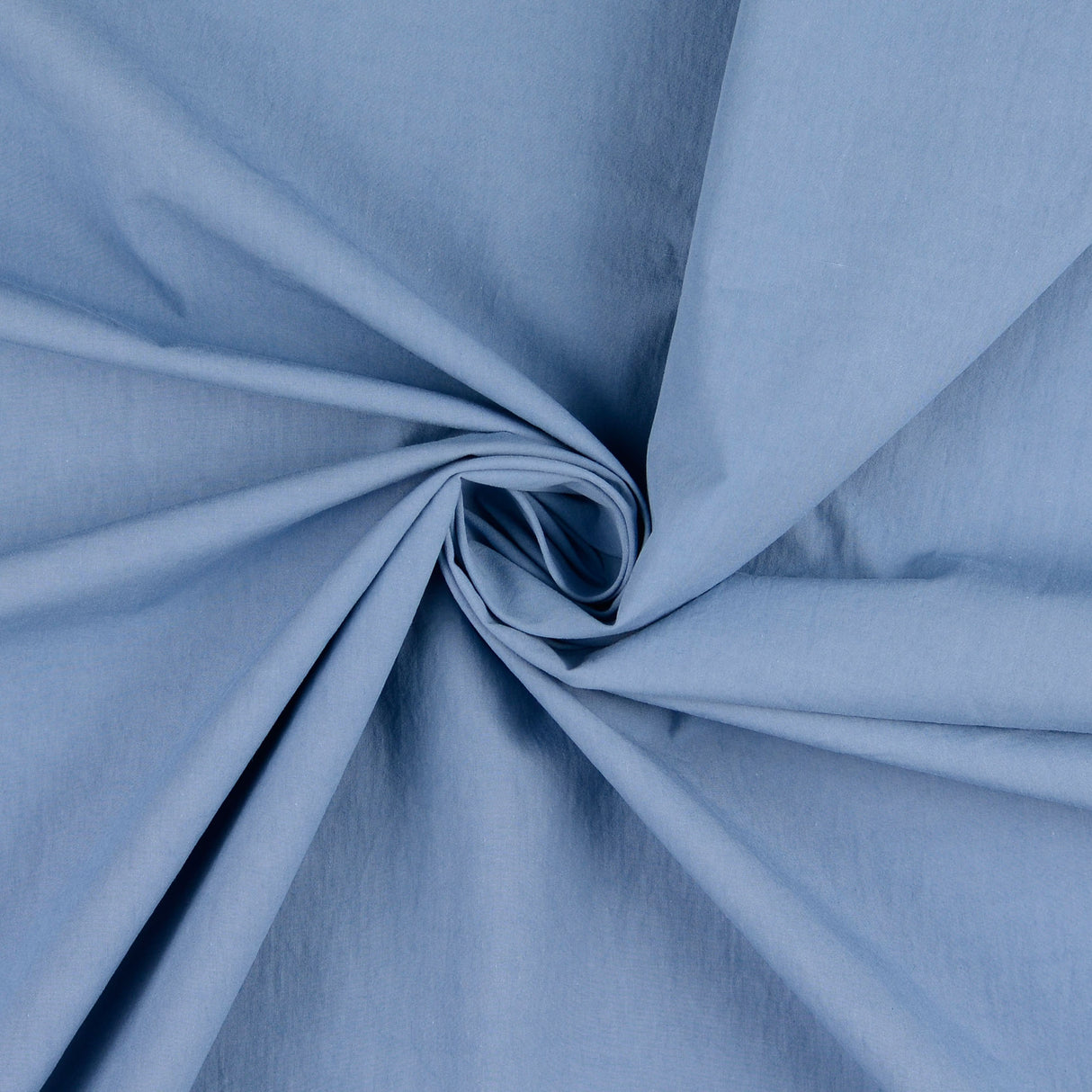 Plain Cotton Poplin Fabric Stonewashed Luxury Cotton Storm Twist