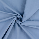 Plain Cotton Poplin Fabric Stonewashed Luxury Cotton Storm Twist