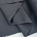 Plain cotton twill shirt dress fabric lady tessa black fold
