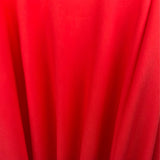 Plain cotton twill shirt dress fabric lady tessa red cu