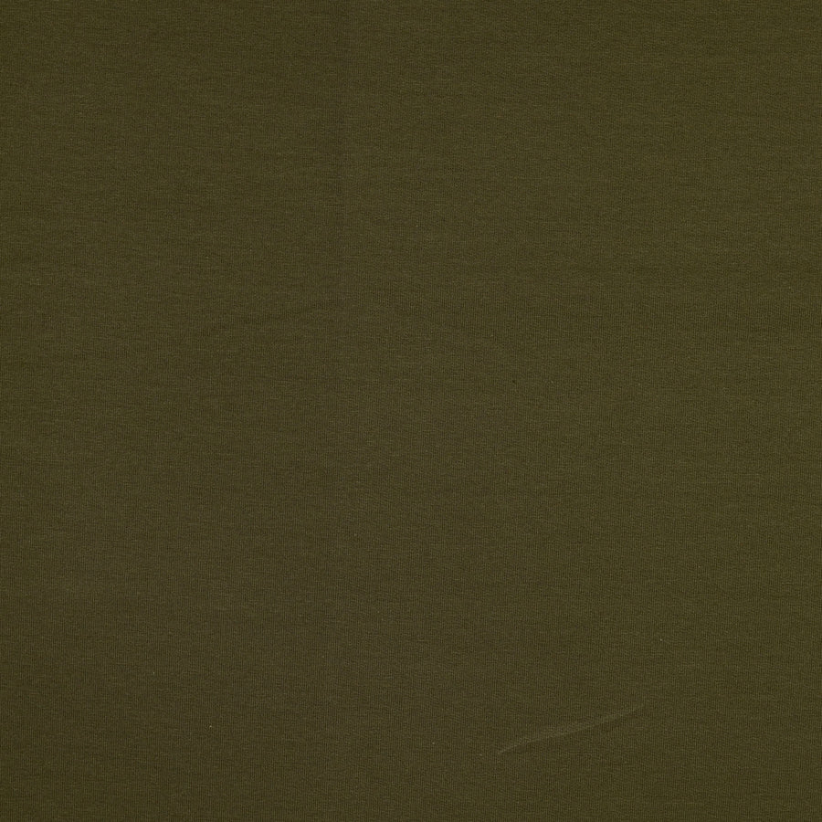 Plain French Terry Dark Olive Oeko Tex Jersey Fabric B783Aaaf B66D 427C 9426 0511631Cabfe