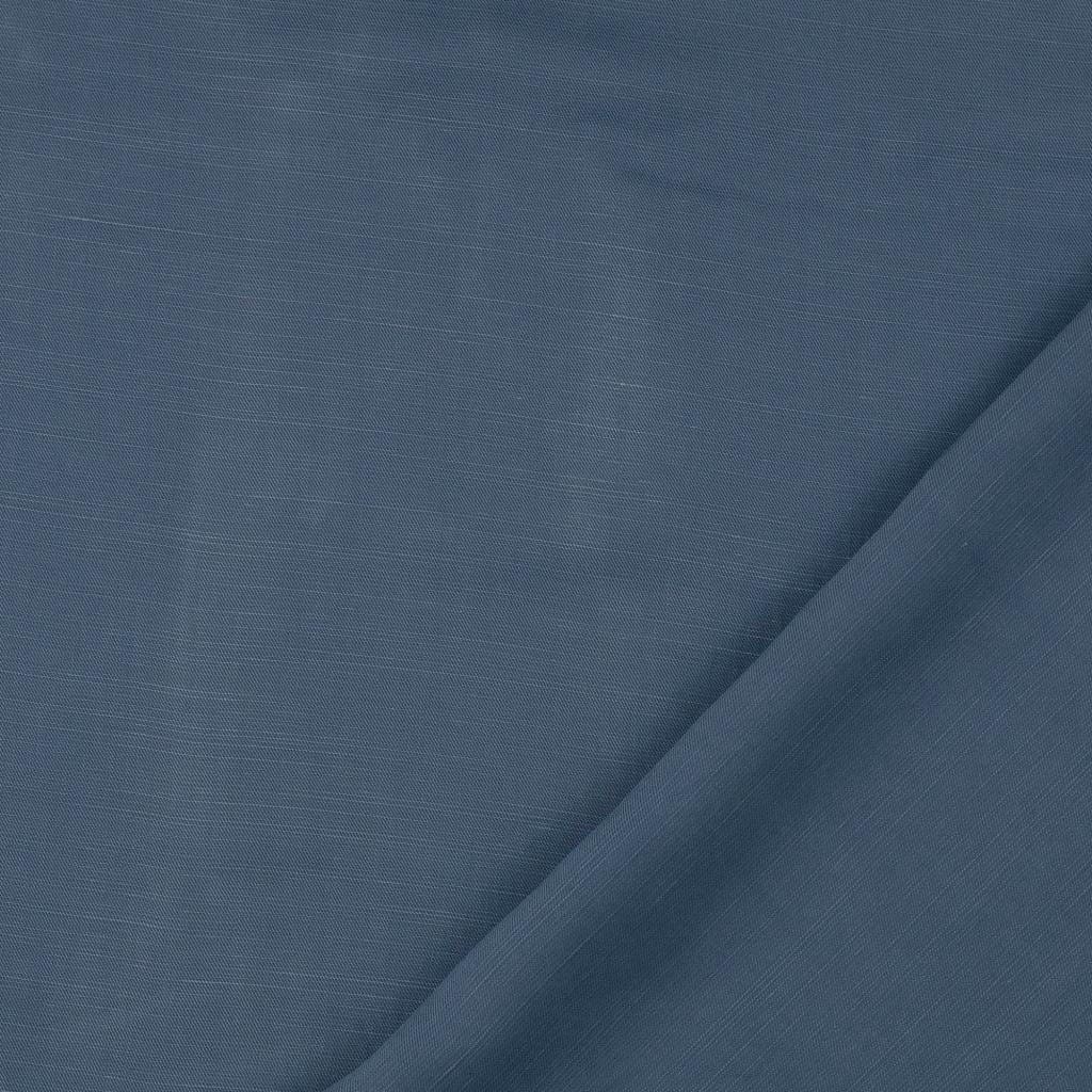 Plain Lightweight Soft Dress Fabric Lyocell Linen Blue Fold