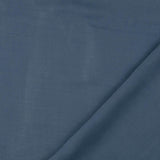 Plain Lightweight Soft Dress Fabric Lyocell Linen Blue Fold