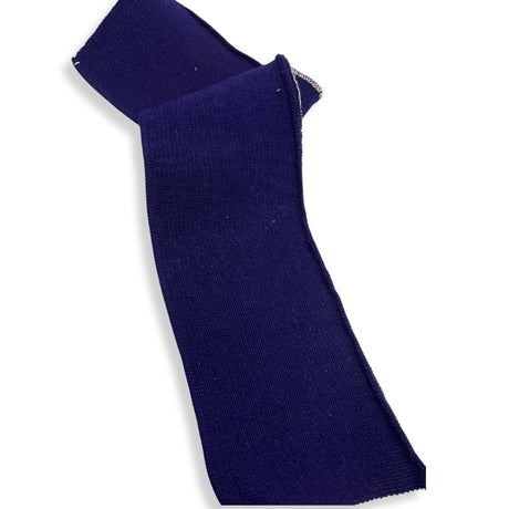 Plain Poly Cotton Stretch Knitted Ribbing Fabric Navy 2